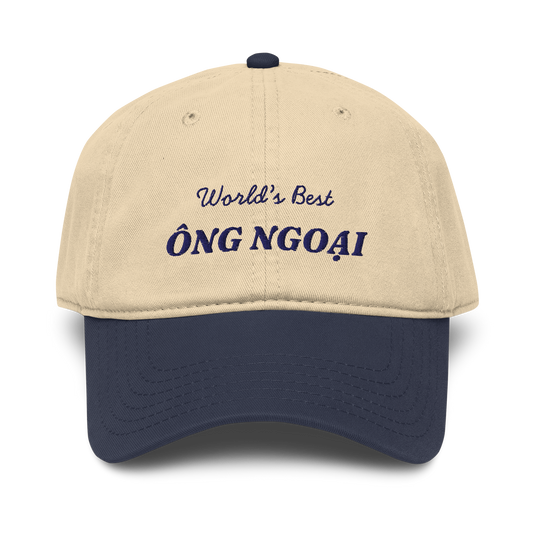 World's Best Ông Ngoại Nội Grandpa Dad Hat